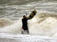 big waves Kite surf Krapetz